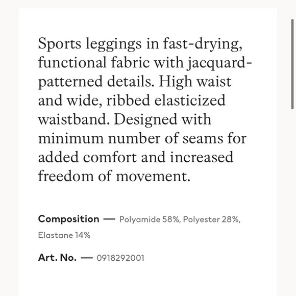 NWT- Sports Top and Seamless Leggings High Waist - Picture 5 of 6